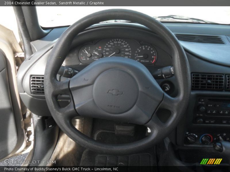 Sandrift Metallic / Graphite 2004 Chevrolet Cavalier Sedan