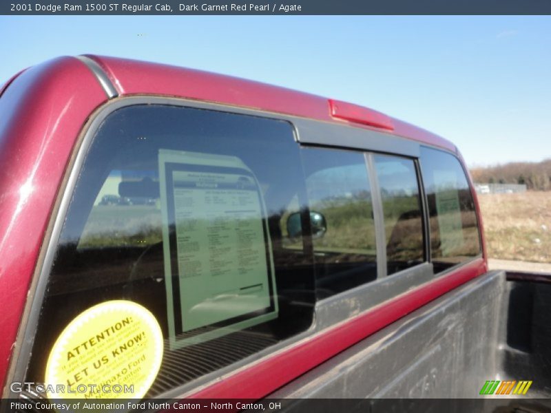 Dark Garnet Red Pearl / Agate 2001 Dodge Ram 1500 ST Regular Cab