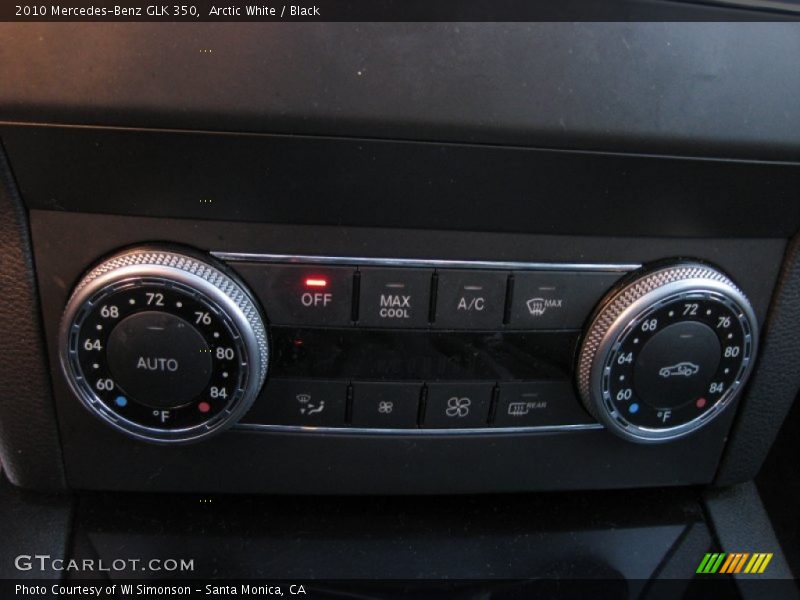 Arctic White / Black 2010 Mercedes-Benz GLK 350