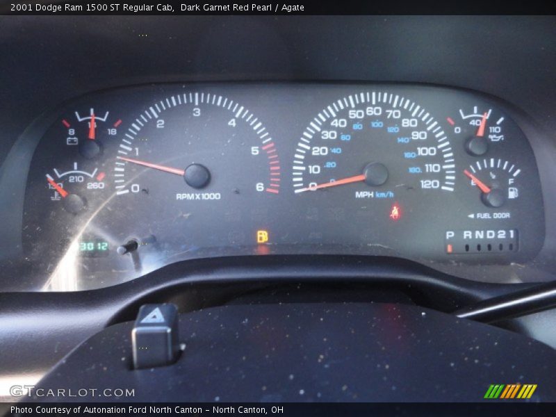  2001 Ram 1500 ST Regular Cab ST Regular Cab Gauges