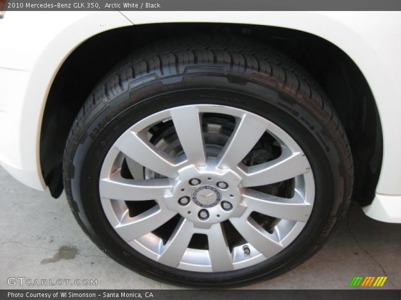 Arctic White / Black 2010 Mercedes-Benz GLK 350