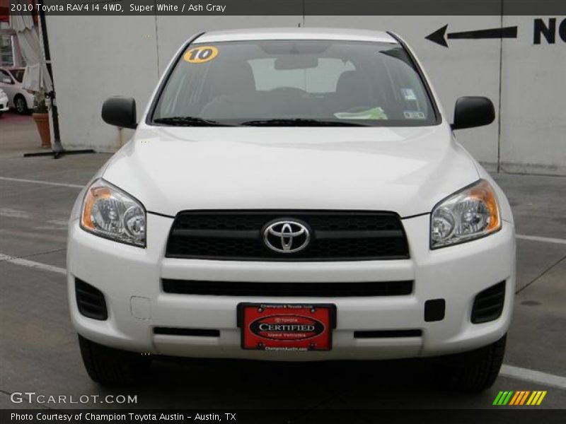 Super White / Ash Gray 2010 Toyota RAV4 I4 4WD