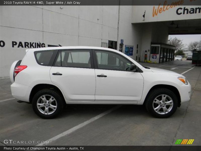 Super White / Ash Gray 2010 Toyota RAV4 I4 4WD
