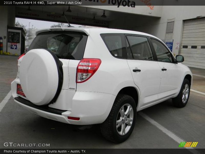 Super White / Ash Gray 2010 Toyota RAV4 I4 4WD