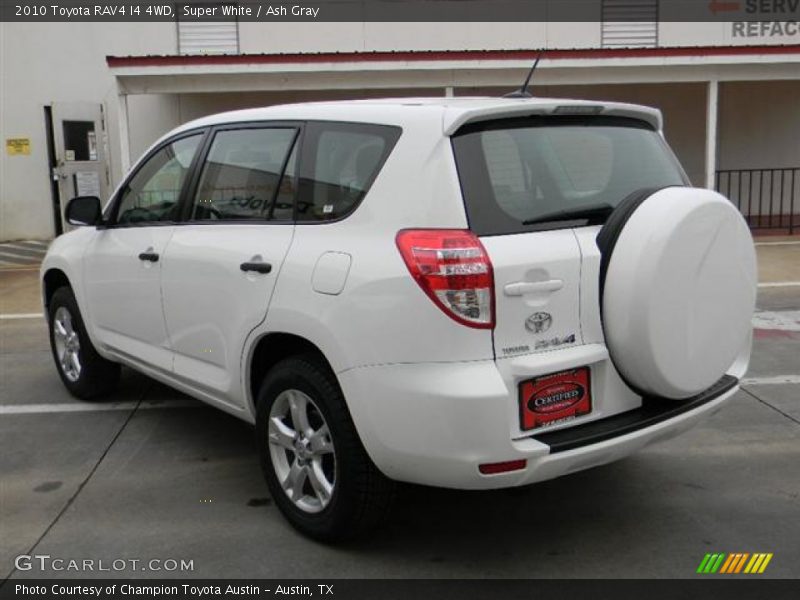 Super White / Ash Gray 2010 Toyota RAV4 I4 4WD