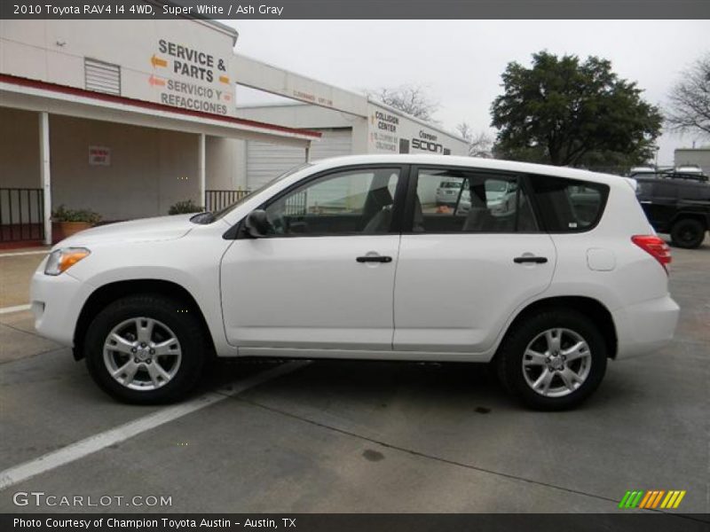 Super White / Ash Gray 2010 Toyota RAV4 I4 4WD