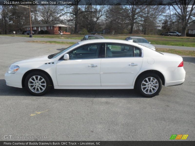 White Opal / Titanium 2011 Buick Lucerne CXL