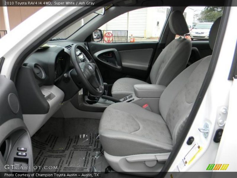 Super White / Ash Gray 2010 Toyota RAV4 I4 4WD