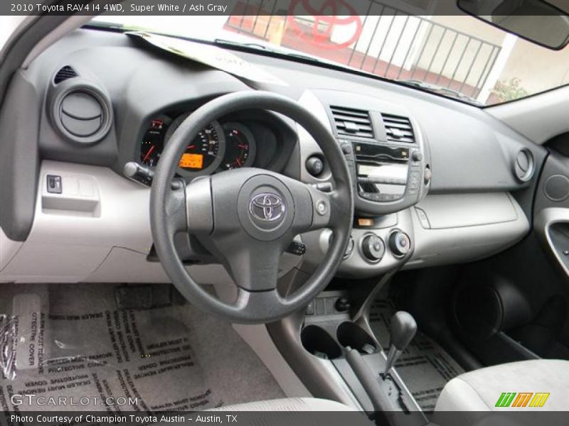 Super White / Ash Gray 2010 Toyota RAV4 I4 4WD