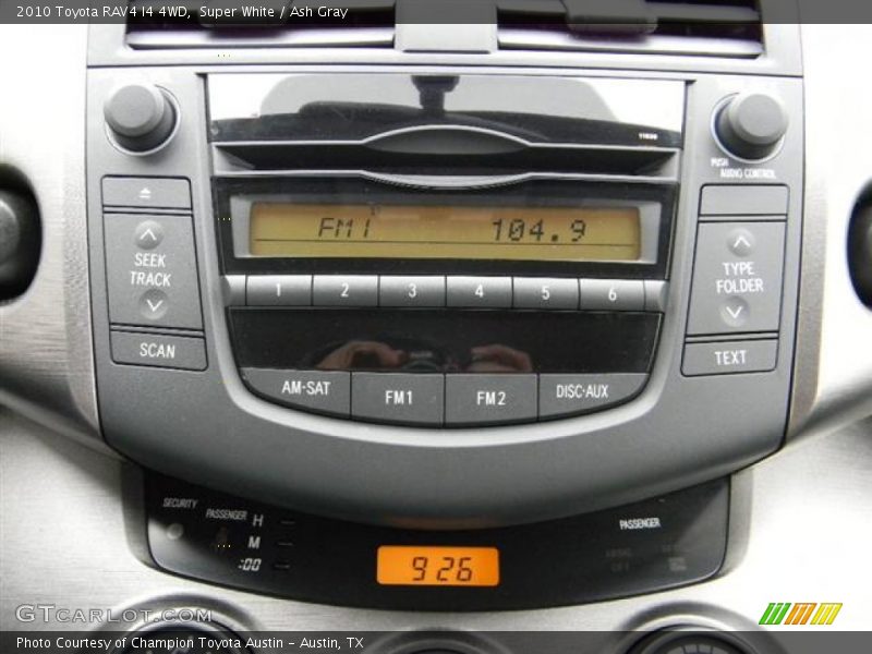 Super White / Ash Gray 2010 Toyota RAV4 I4 4WD