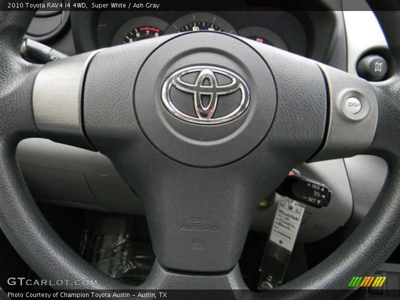 Super White / Ash Gray 2010 Toyota RAV4 I4 4WD