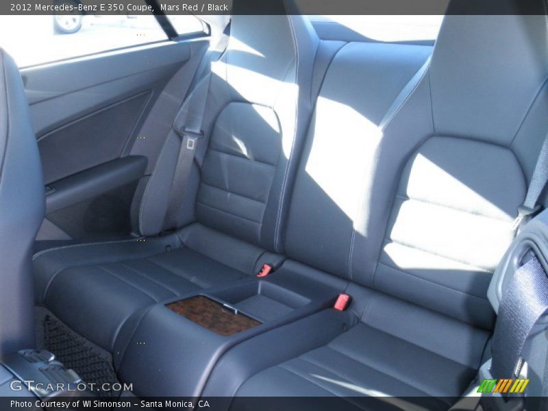 Mars Red / Black 2012 Mercedes-Benz E 350 Coupe