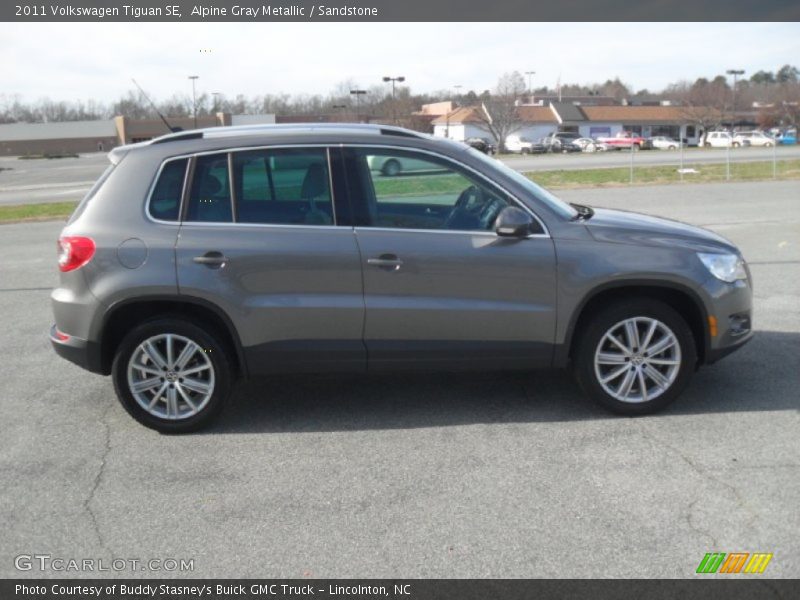 Alpine Gray Metallic / Sandstone 2011 Volkswagen Tiguan SE