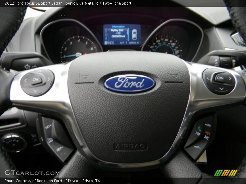 Sonic Blue Metallic / Two-Tone Sport 2012 Ford Focus SE Sport Sedan