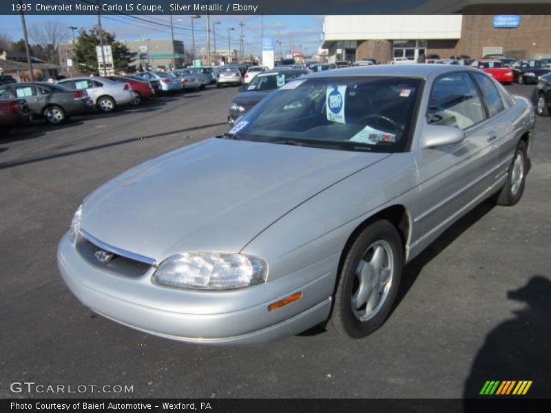 Silver Metallic / Ebony 1995 Chevrolet Monte Carlo LS Coupe