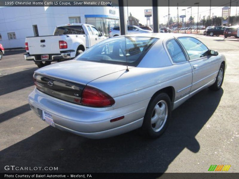 Silver Metallic / Ebony 1995 Chevrolet Monte Carlo LS Coupe