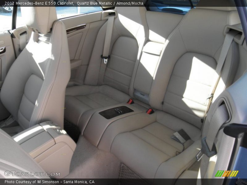Quartz Blue Metallic / Almond/Mocha 2012 Mercedes-Benz E 550 Cabriolet