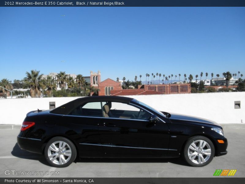 Black / Natural Beige/Black 2012 Mercedes-Benz E 350 Cabriolet