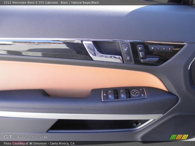 Black / Natural Beige/Black 2012 Mercedes-Benz E 350 Cabriolet