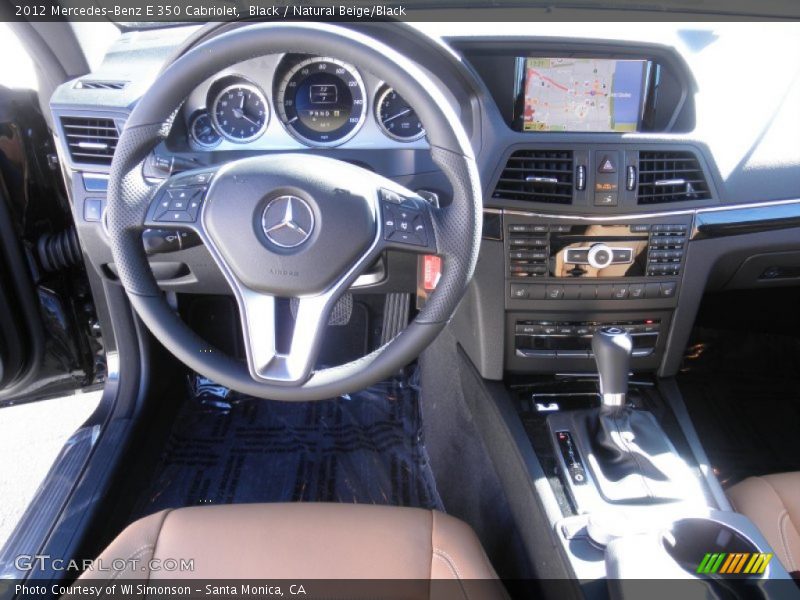 Black / Natural Beige/Black 2012 Mercedes-Benz E 350 Cabriolet