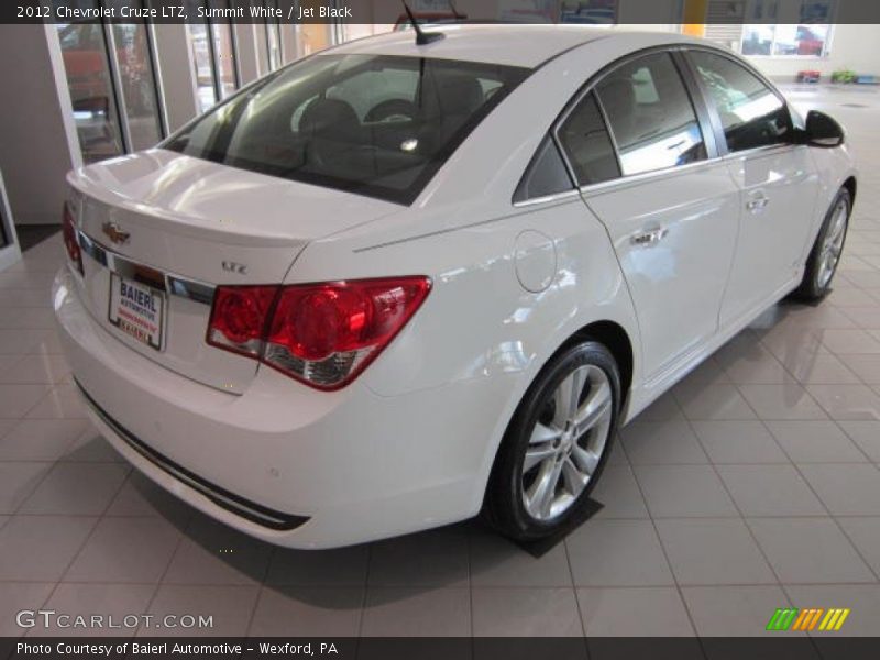 Summit White / Jet Black 2012 Chevrolet Cruze LTZ