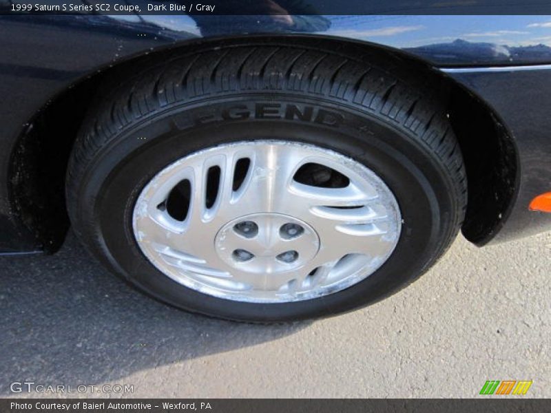 Dark Blue / Gray 1999 Saturn S Series SC2 Coupe