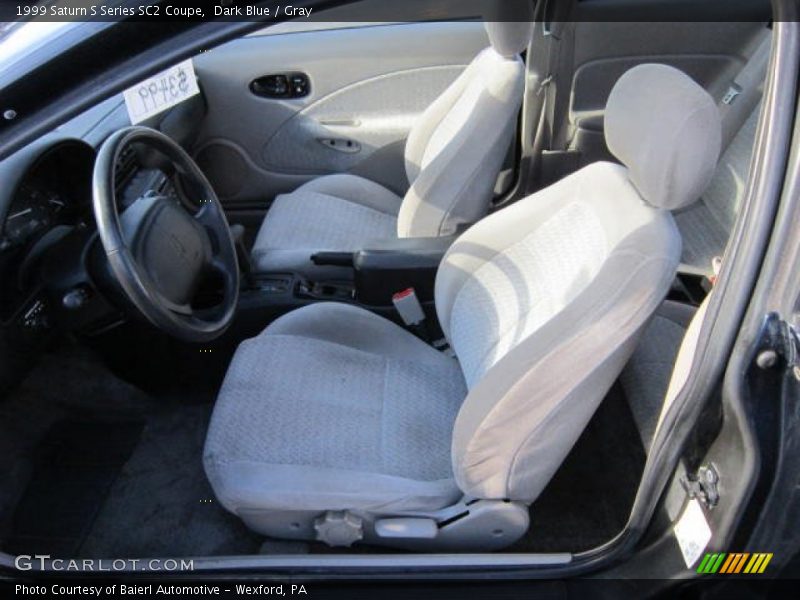 Dark Blue / Gray 1999 Saturn S Series SC2 Coupe