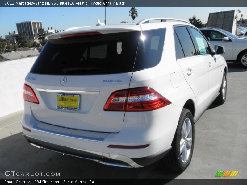 Arctic White / Black 2012 Mercedes-Benz ML 350 BlueTEC 4Matic