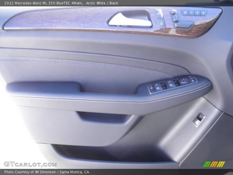 Arctic White / Black 2012 Mercedes-Benz ML 350 BlueTEC 4Matic