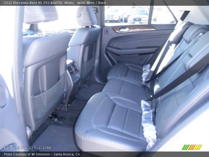 Arctic White / Black 2012 Mercedes-Benz ML 350 BlueTEC 4Matic