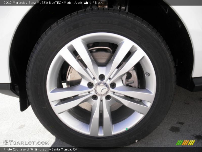 Arctic White / Black 2012 Mercedes-Benz ML 350 BlueTEC 4Matic
