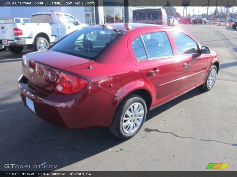 Sport Red / Ebony 2009 Chevrolet Cobalt LT Sedan