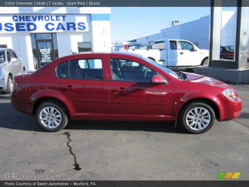 Sport Red / Ebony 2009 Chevrolet Cobalt LT Sedan