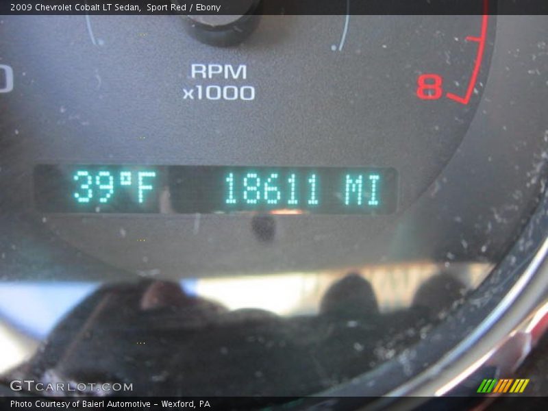 Sport Red / Ebony 2009 Chevrolet Cobalt LT Sedan