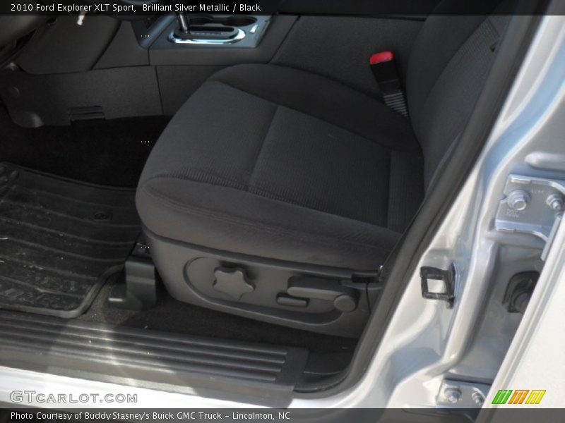 Brilliant Silver Metallic / Black 2010 Ford Explorer XLT Sport