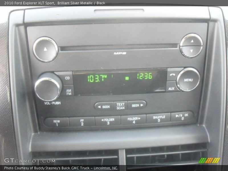 Brilliant Silver Metallic / Black 2010 Ford Explorer XLT Sport