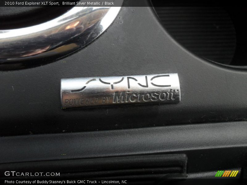 Brilliant Silver Metallic / Black 2010 Ford Explorer XLT Sport