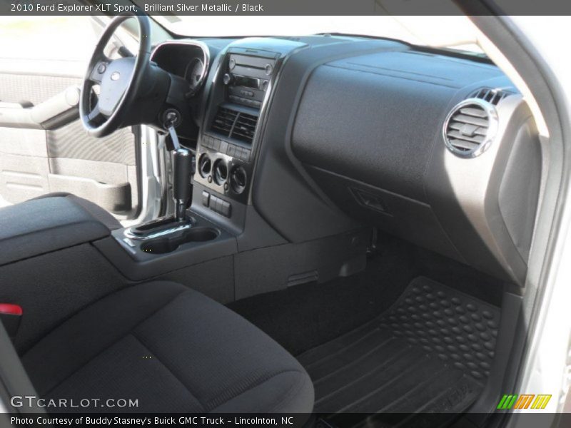 Brilliant Silver Metallic / Black 2010 Ford Explorer XLT Sport