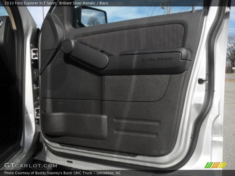 Brilliant Silver Metallic / Black 2010 Ford Explorer XLT Sport