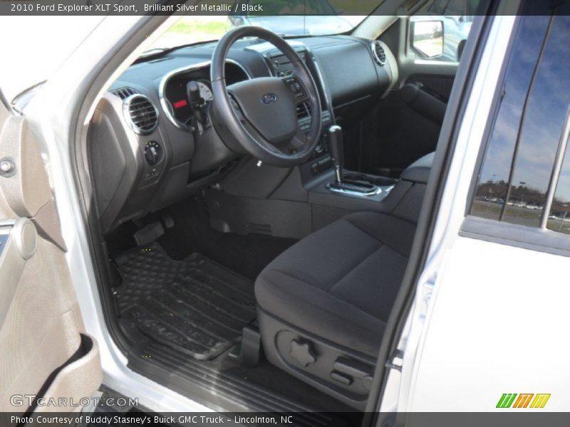 Brilliant Silver Metallic / Black 2010 Ford Explorer XLT Sport