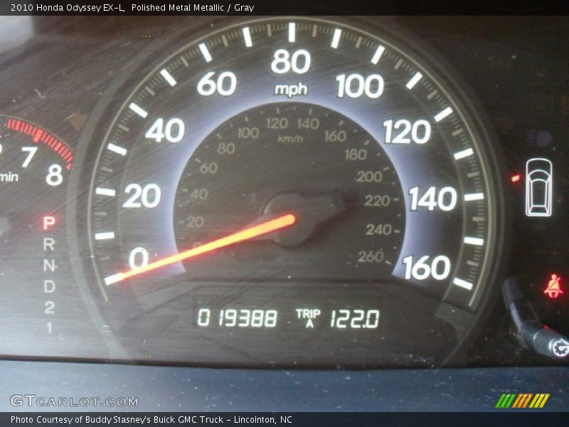 Polished Metal Metallic / Gray 2010 Honda Odyssey EX-L