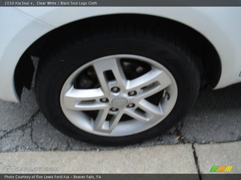 Clear White / Black Soul Logo Cloth 2010 Kia Soul +