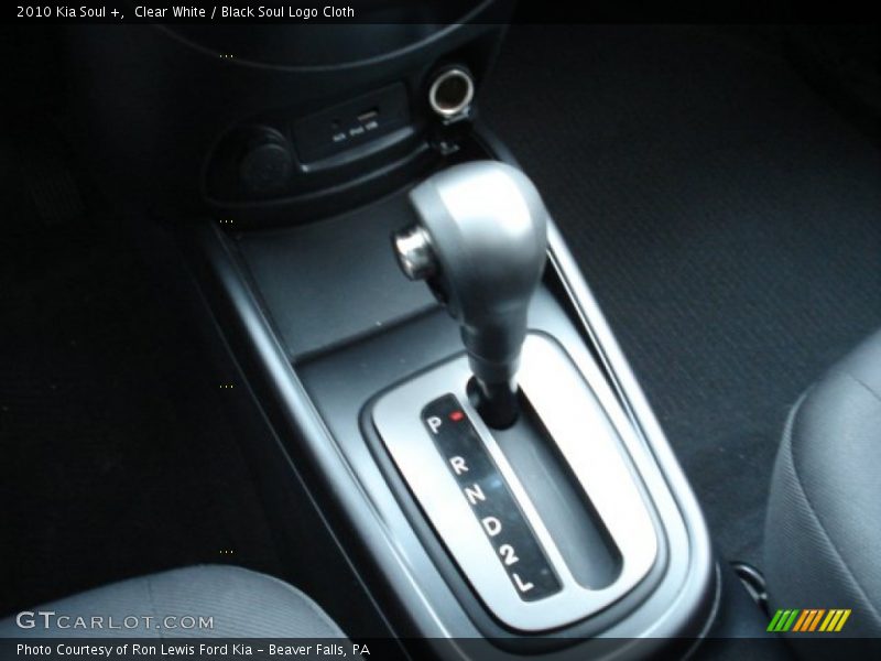 Clear White / Black Soul Logo Cloth 2010 Kia Soul +