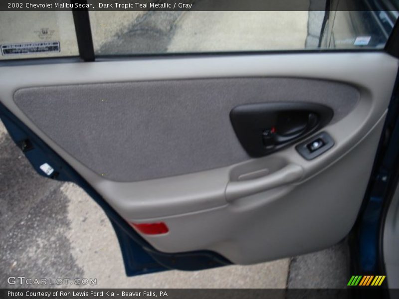 Dark Tropic Teal Metallic / Gray 2002 Chevrolet Malibu Sedan