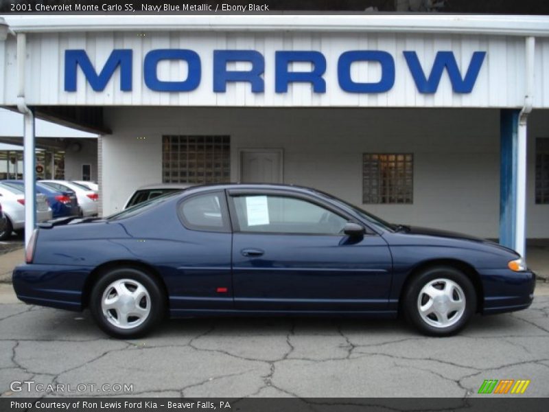 Navy Blue Metallic / Ebony Black 2001 Chevrolet Monte Carlo SS