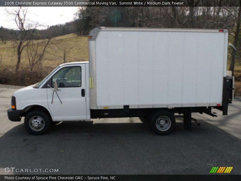 Summit White / Medium Dark Pewter 2006 Chevrolet Express Cutaway 3500 Commercial Moving Van