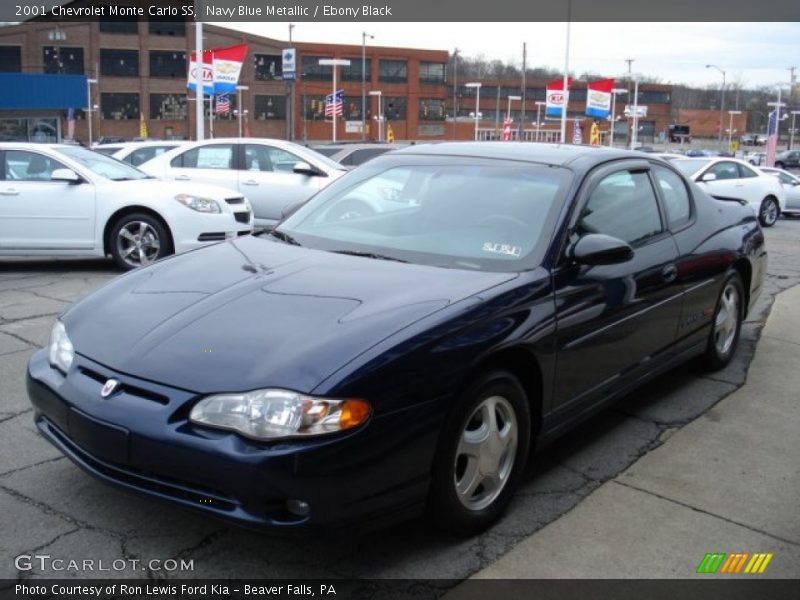 Navy Blue Metallic / Ebony Black 2001 Chevrolet Monte Carlo SS