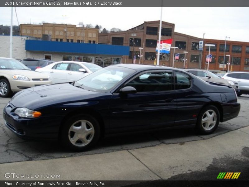 Navy Blue Metallic / Ebony Black 2001 Chevrolet Monte Carlo SS