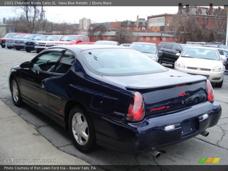 Navy Blue Metallic / Ebony Black 2001 Chevrolet Monte Carlo SS