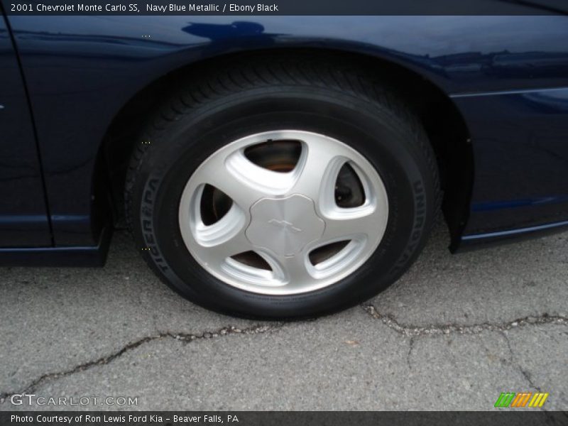 Navy Blue Metallic / Ebony Black 2001 Chevrolet Monte Carlo SS